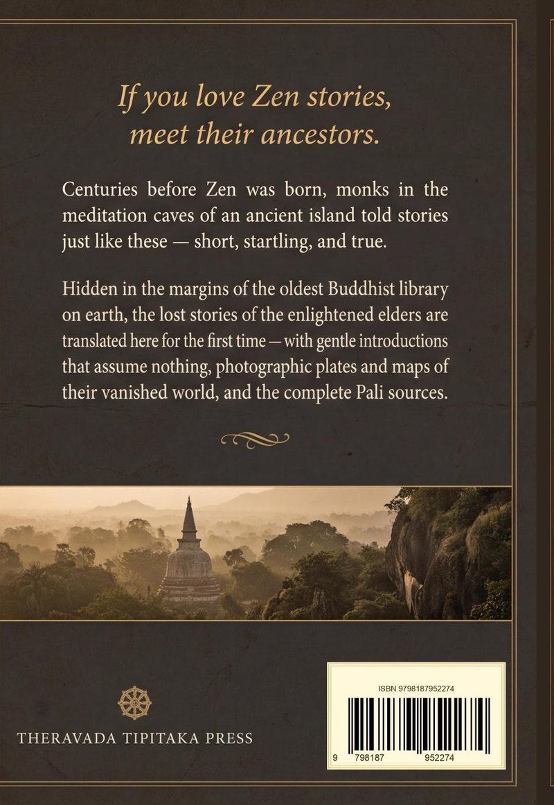 The back cover of Buddhist Heroes of the Ancient World