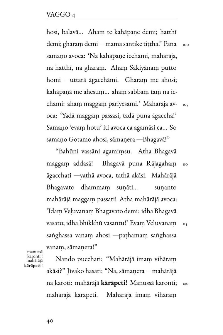 Page 52 of Pāli Bhāsā II — Bhagavā
