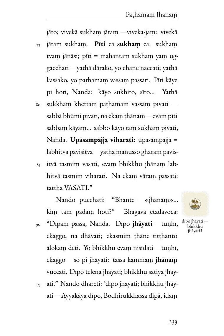 Page 245 of Pāli Bhāsā II — Bhagavā